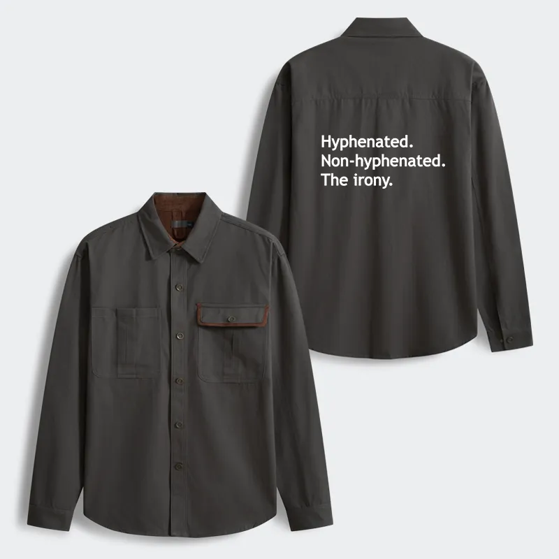 Tokyo-Tiger Hyphenated Funny Men's Corduroy Work Jacket