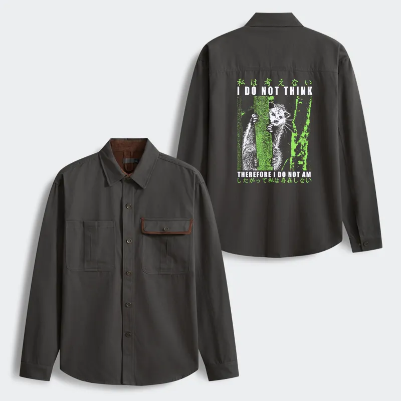 Tokyo-Tiger Stupid Possum Japan Men's Corduroy Work Jacket