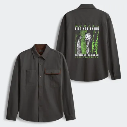 Tokyo-Tiger Stupid Possum Japan Men's Corduroy Work Jacket