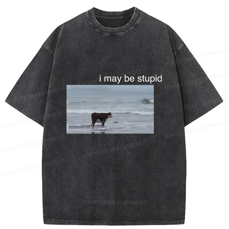 Tokyo-Tiger Foolish Cow Washed T-Shirt