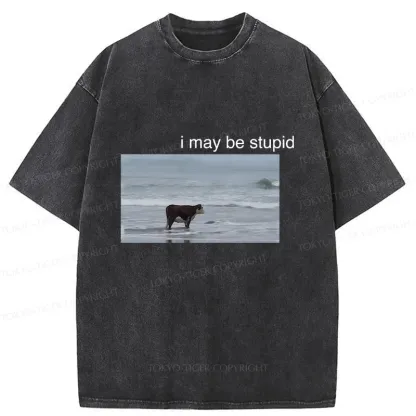 Tokyo-Tiger Foolish Cow Washed T-Shirt