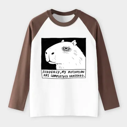 Tokyo-Tiger Power Has Completely Disappeared Raglan Long Sleeve T-shirt