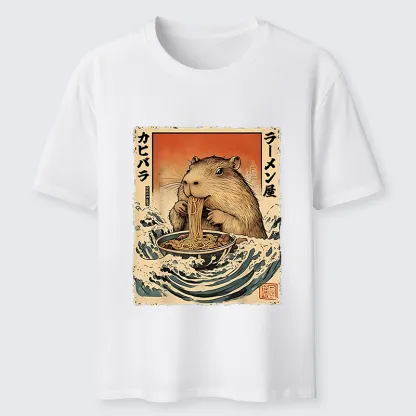 Tokyo-Tiger Hamster Eating Ramen Classic T-Shirt