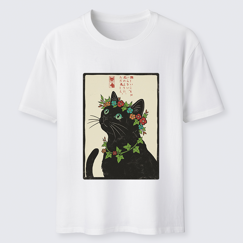 Tokyo-Tiger The Flower-Crowned Cat Classic T-Shirt