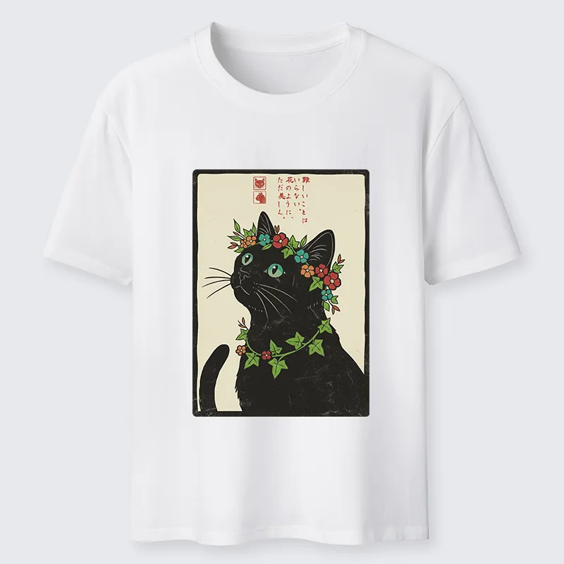 Tokyo-Tiger The Flower-Crowned Cat Classic T-Shirt