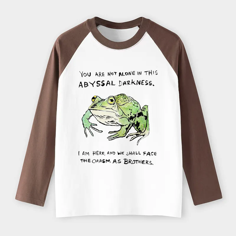 Tokyo-Tiger Support Your Frog Friends Raglan Long Sleeve T-shirt