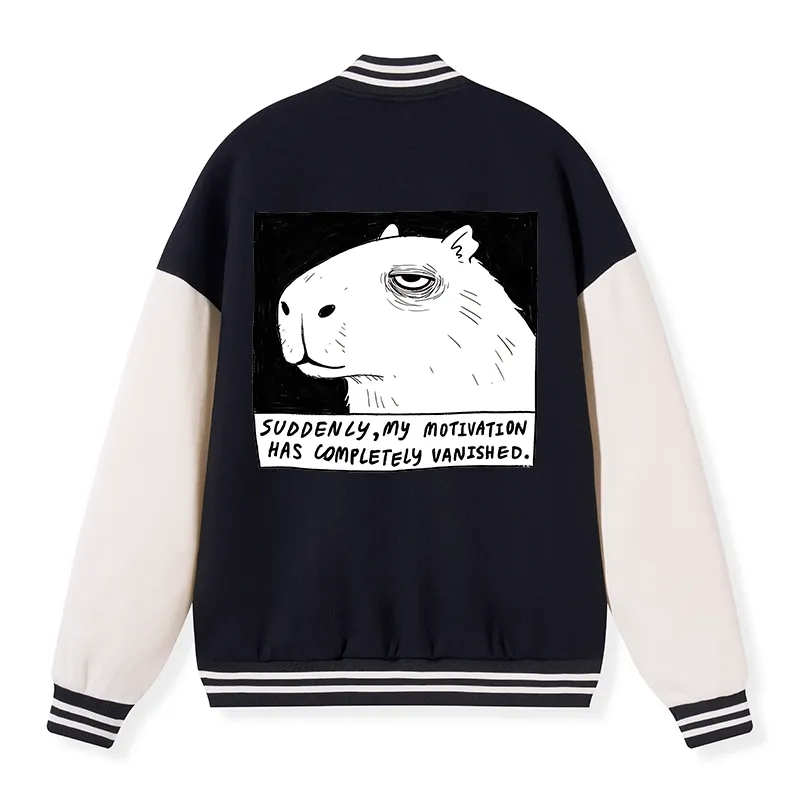 Tokyo-Tiger Ramen Lover Otter Embroidery Varsity Jacket Sale