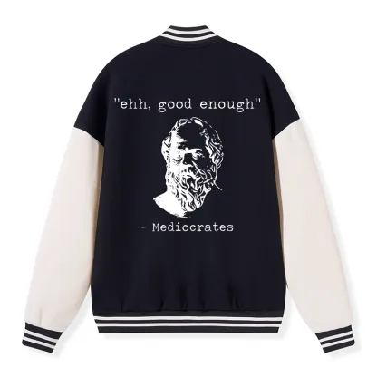 Tokyo-Tiger Mediocrates Meme Varsity Jacket