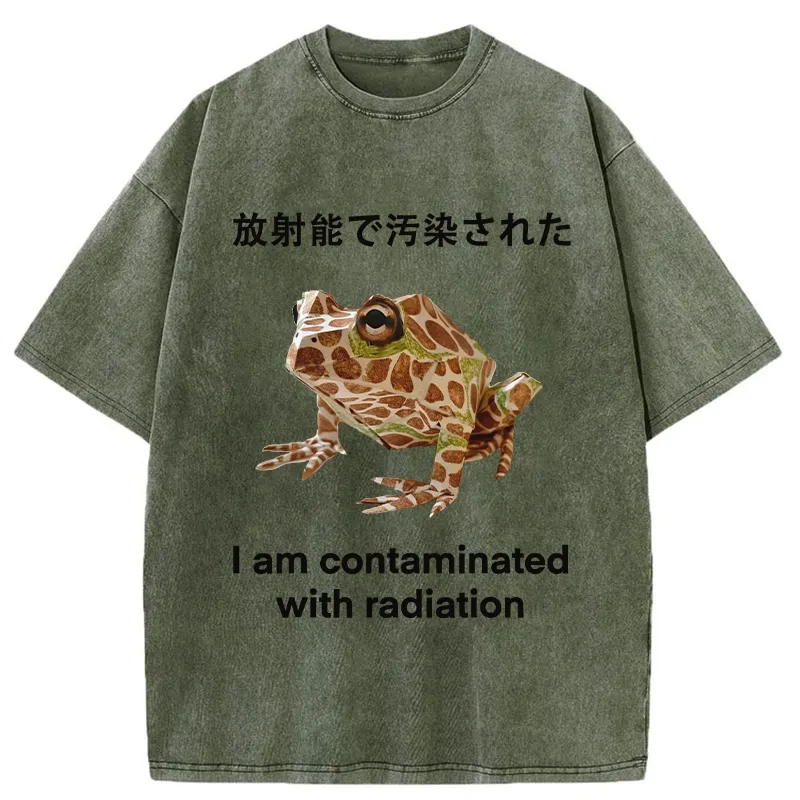 Tokyo-Tiger Frog Contaminated By Radiation Washed T-Shirt