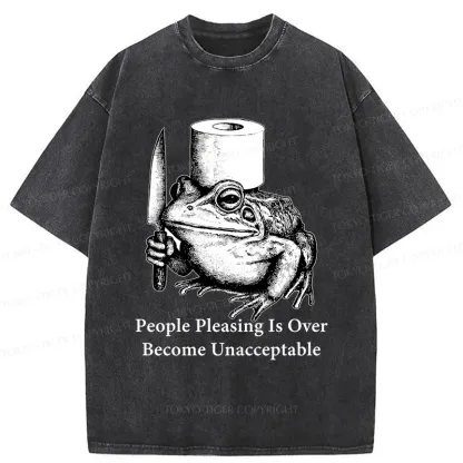 Tokyo-Tiger Refuse To Please Others Washed T-Shirt