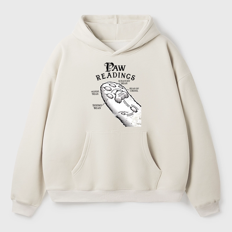 Tokyo-Tiger Funny Cat Paws Aldult Fleece Hoodie