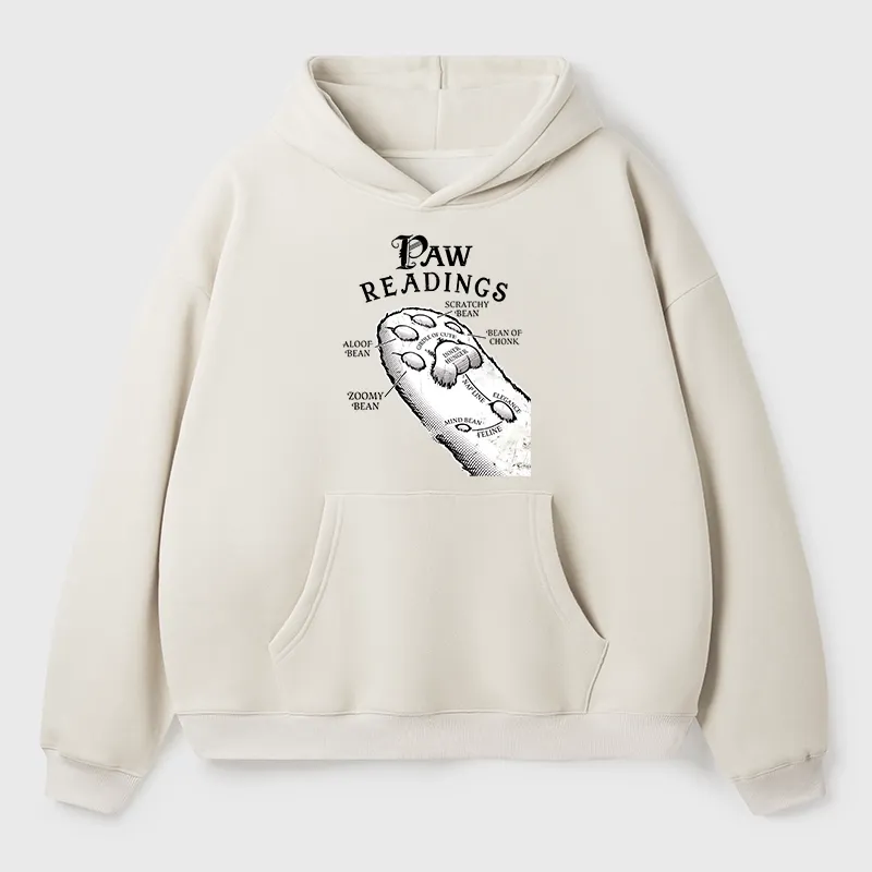 Tokyo-Tiger Funny Cat Paws Aldult Fleece Hoodie