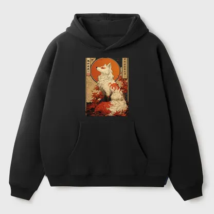 Tokyo-Tiger The Fox of Fates: A Tale of Nine Tails Aldult Fleece Hoodie