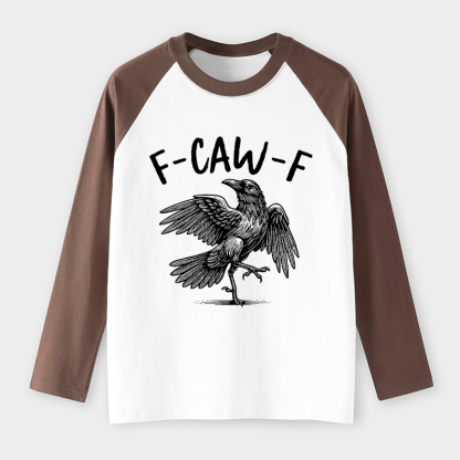 Tokyo-Tiger Crow's Cry Funny Raglan Long Sleeve T-shirt
