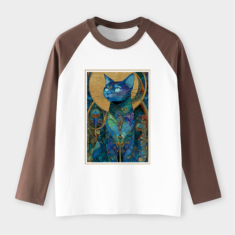 Tokyo-Tiger The Cat’s Plan To Rule Them All Raglan Long Sleeve T-shirt