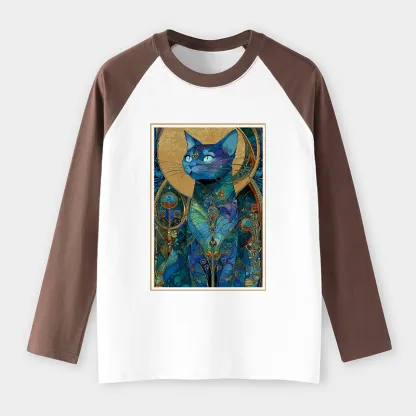 Tokyo-Tiger The Cat’s Plan To Rule Them All Raglan Long Sleeve T-shirt
