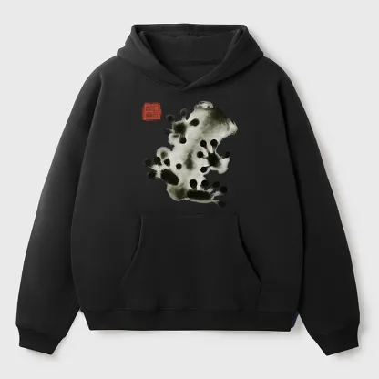 Tokyo-Tiger Ink Painting Frog Aldult Fleece Hoodie