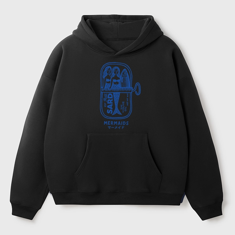 Tokyo-Tiger Mermaid Can Aldult Fleece Hoodie