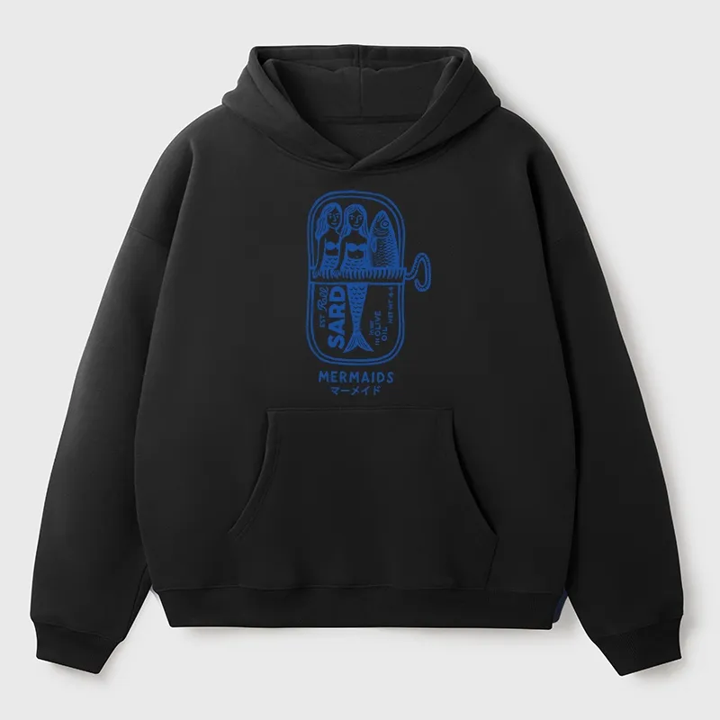 Tokyo-Tiger Mermaid Can Aldult Fleece Hoodie