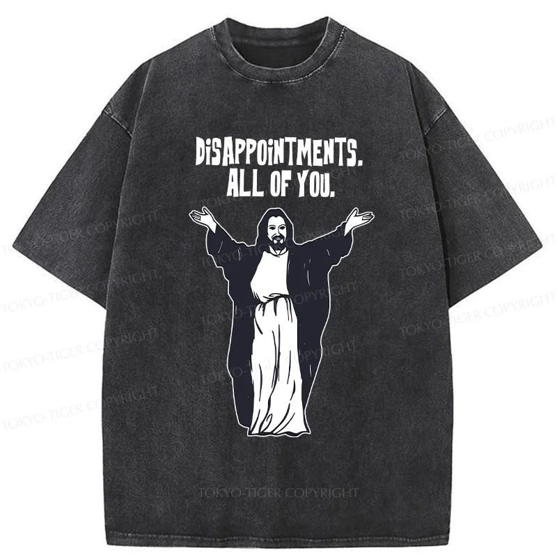 Tokyo-Tiger God Gives Disappointment Washed T-Shirt