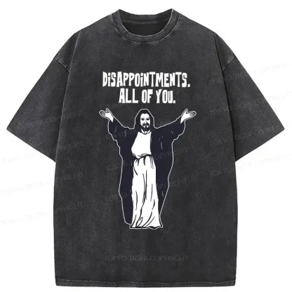 Tokyo-Tiger God Gives Disappointment Washed T-Shirt