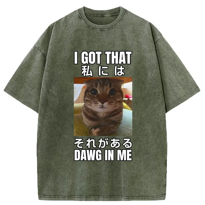 Tokyo-Tiger I Got That Dawg In Me Washed T-Shirt Sale