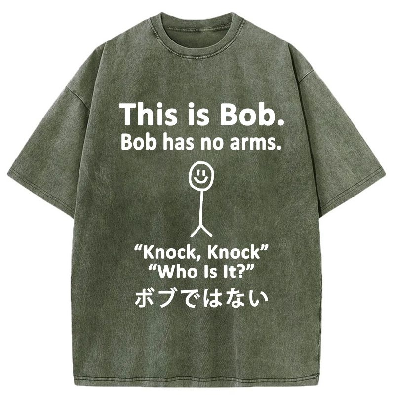 Tokyo-Tiger Who Is Knocking Washed T-Shirt