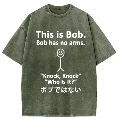 Tokyo-Tiger Who Is Knocking Washed T-Shirt