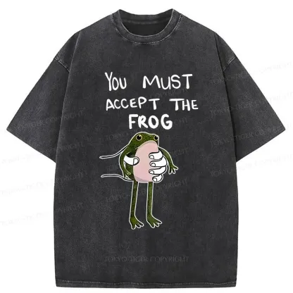Tokyo-Tiger Accept This Frog Washed T-Shirt