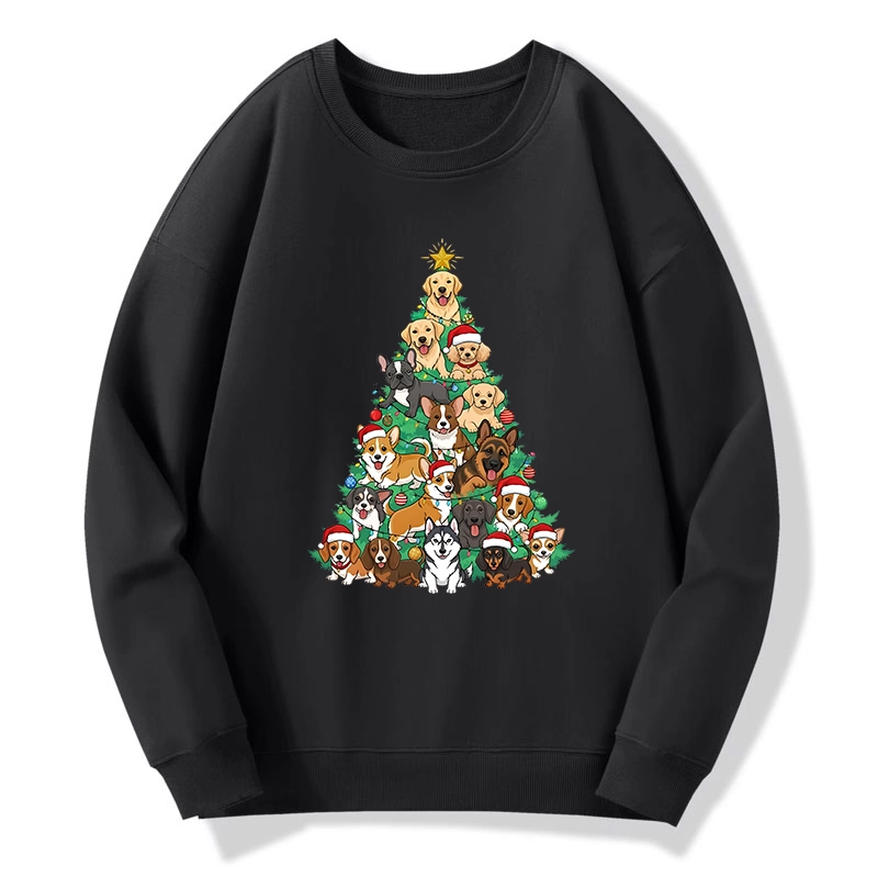 Tokyo-Tiger Christmas Tree Dog Funny Classic Sweatshirt