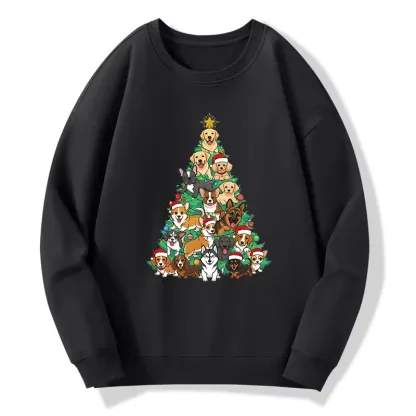 Tokyo-Tiger Christmas Tree Dog Funny Classic Sweatshirt