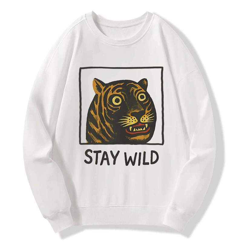 Tokyo-Tiger Silly And Cute Tiger Classic Sweatshirt