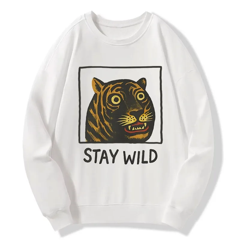 Tokyo-Tiger Silly And Cute Tiger Classic Sweatshirt