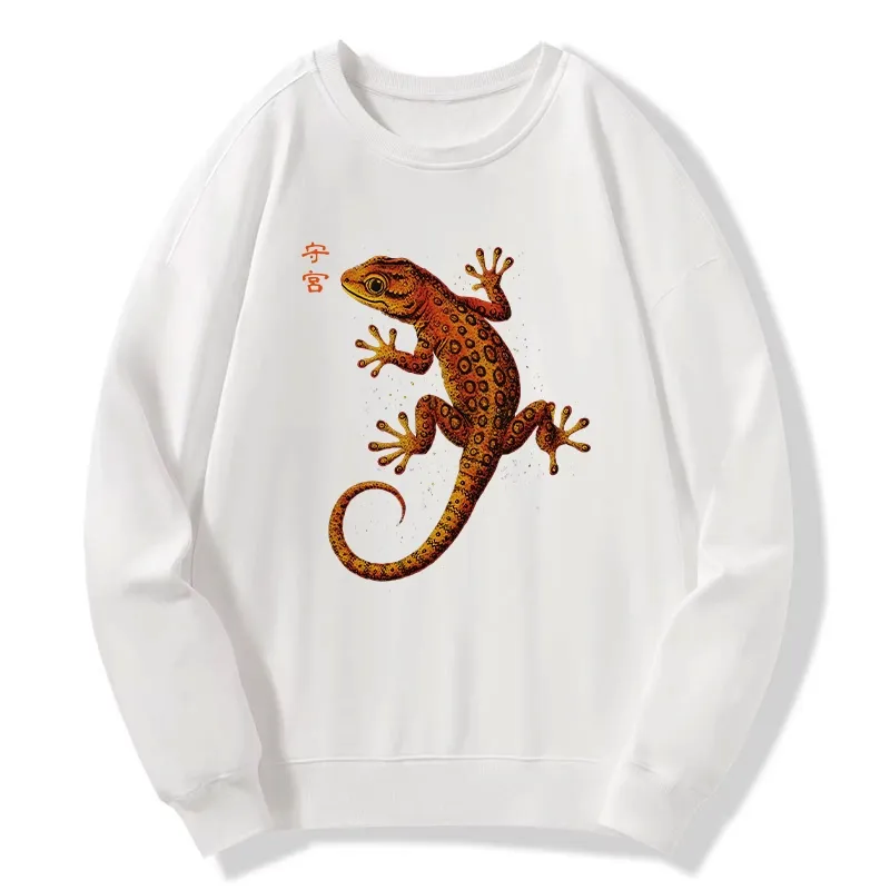 Tokyo-Tiger Retro Gecko Funny Classic Sweatshirt