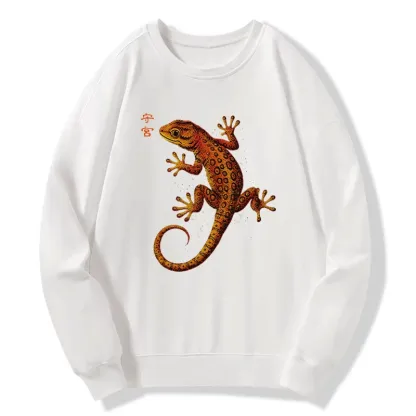 Tokyo-Tiger Retro Gecko Funny Classic Sweatshirt