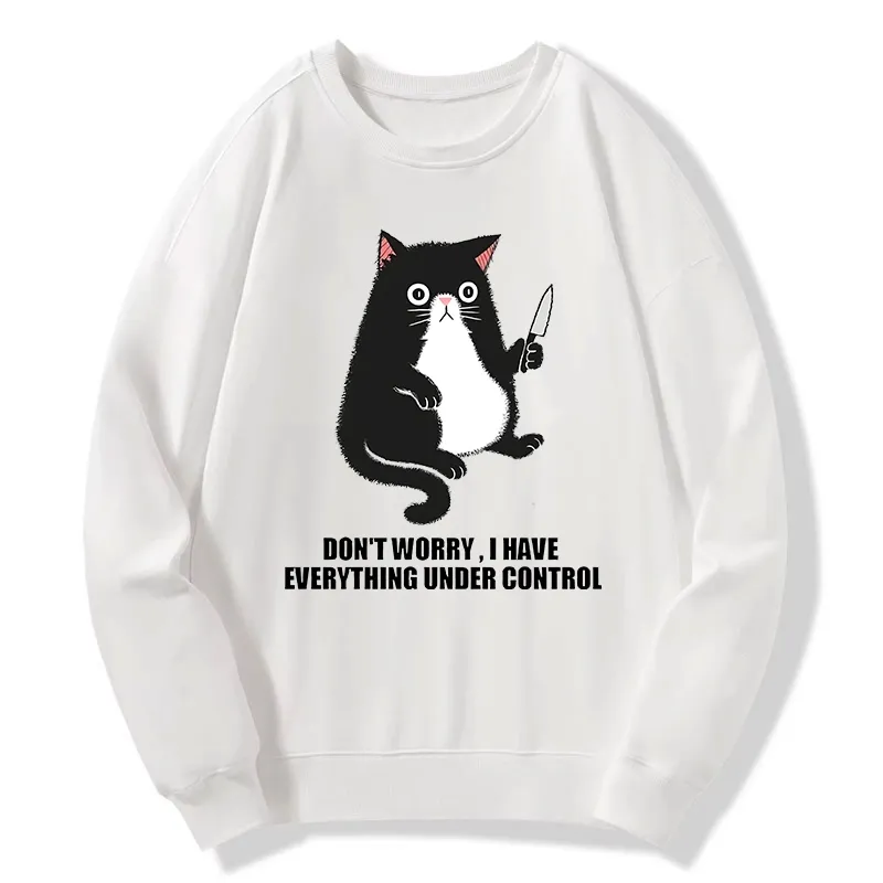 Tokyo-Tiger Cat Said Don't Worry Classic Sweatshirt