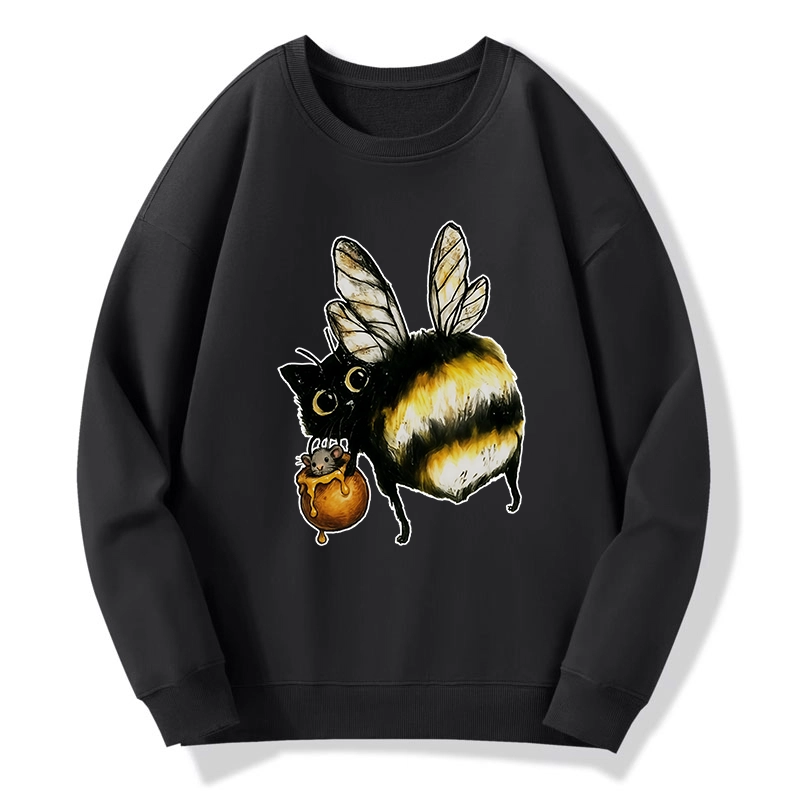 Tokyo-Tiger Cute Catbee Butt Classic Sweatshirt