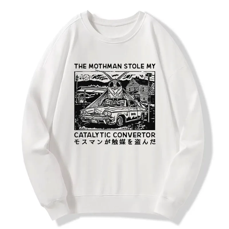 Tokyo-Tiger The Night Mothman Stole My Converter Classic Sweatshirt