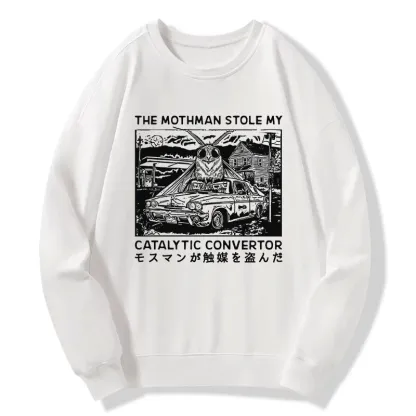 Tokyo-Tiger The Night Mothman Stole My Converter Classic Sweatshirt