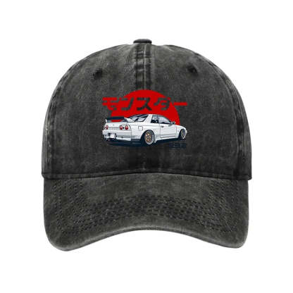 Tokyo-Tiger Monster. Skyline R32 GTR Washed Cap