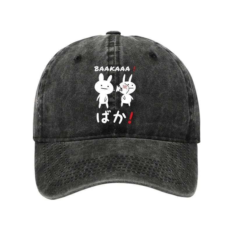 Tokyo-Tiger Anime Baka Manga Slap Washed Cap Sale