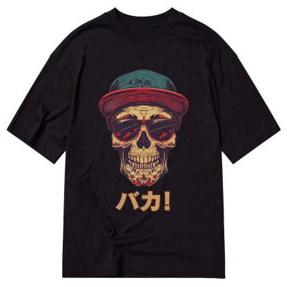 Tokyo-Tiger Fashion Skull Japanese Classic T-Shirt