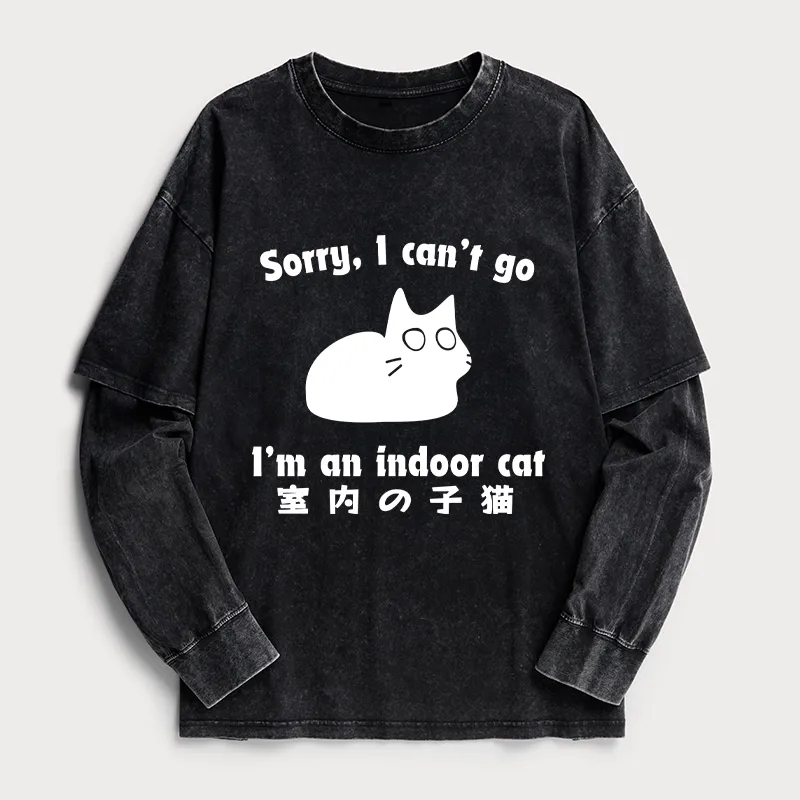 Tokyo-Tiger Indoor Kitten Washed Double Layer T-Shirt