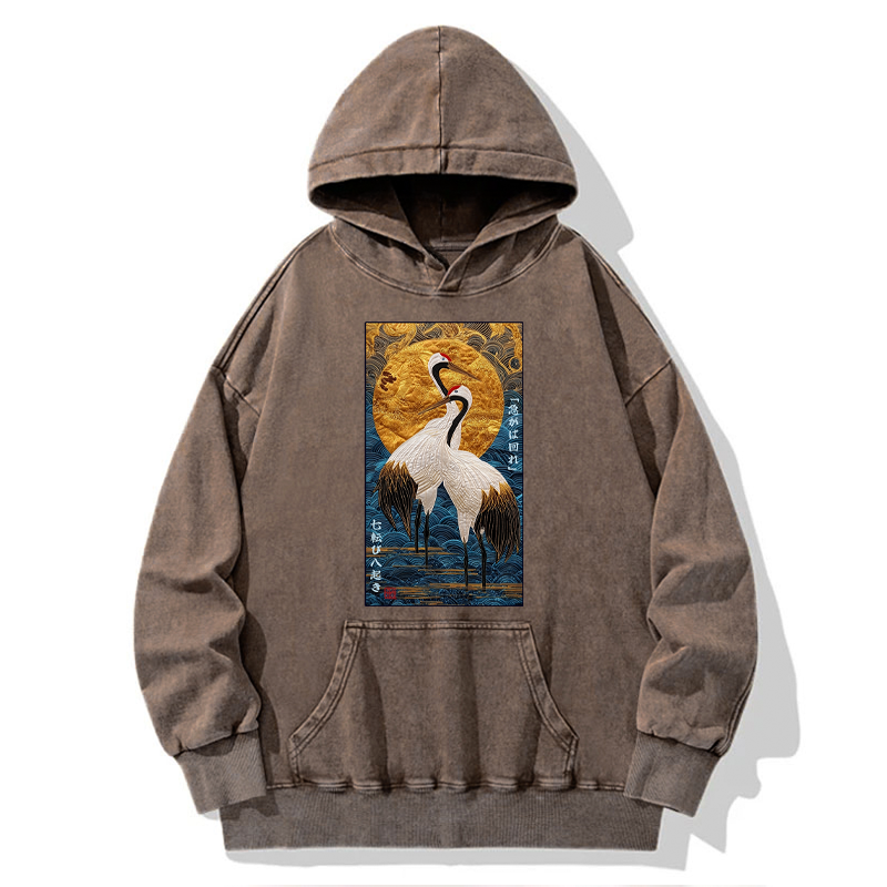 Tokyo-Tiger Fall Seven, Rise Eight - Haste Makes Waste Washed Hoodie