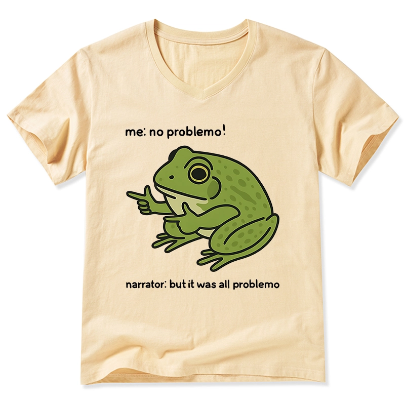 Tokyo-Tiger Stupid Frog Meme V-Neck Classic T-Shirt