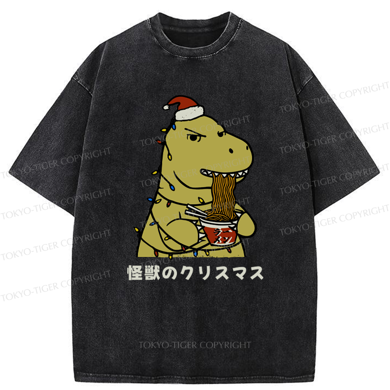 Tokyo-Tiger The Monsters’ Christmas Washed T-Shirt