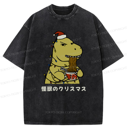 Tokyo-Tiger The Monsters’ Christmas Washed T-Shirt