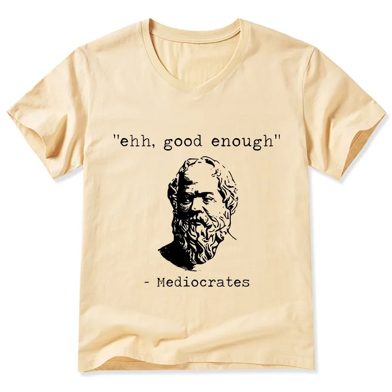 Tokyo-Tiger Mediocrates Meme V-Neck Classic T-Shirt