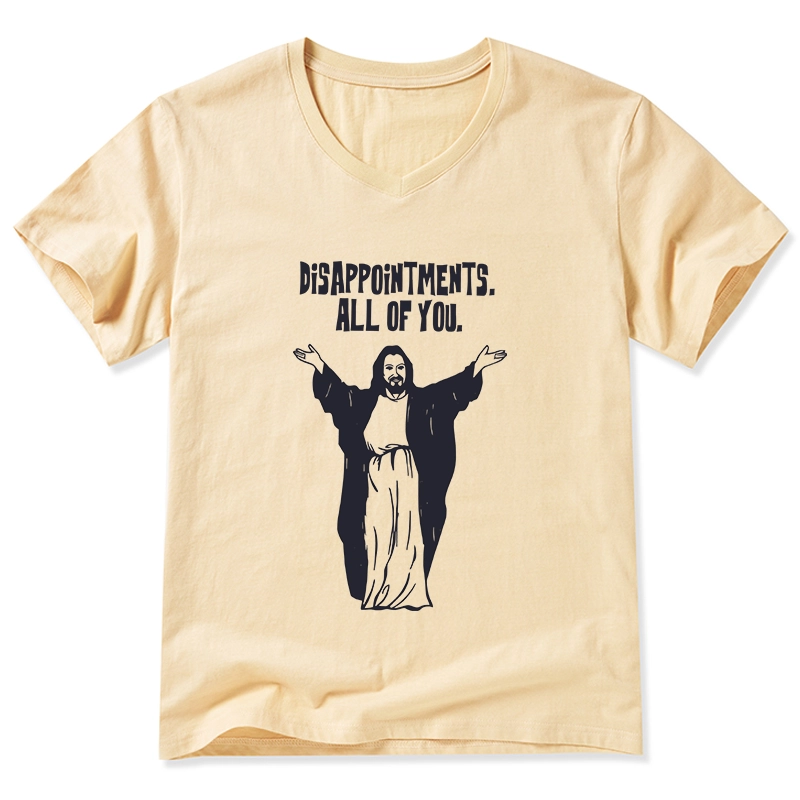 Tokyo-Tiger God Gives Disappointment V-Neck Classic T-Shirt