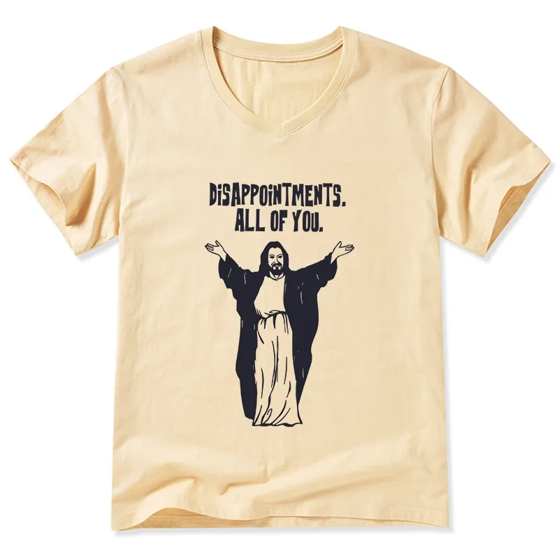 Tokyo-Tiger God Gives Disappointment V-Neck Classic T-Shirt